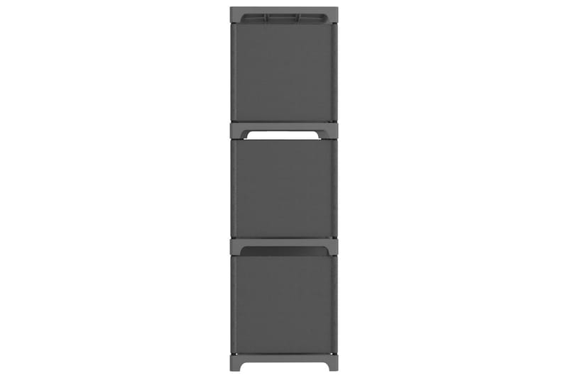 Hylla med 9 kuber grå 103x30x107,5 cm tyg - Grå - Förvaring - Hyllor - Hyllsystem