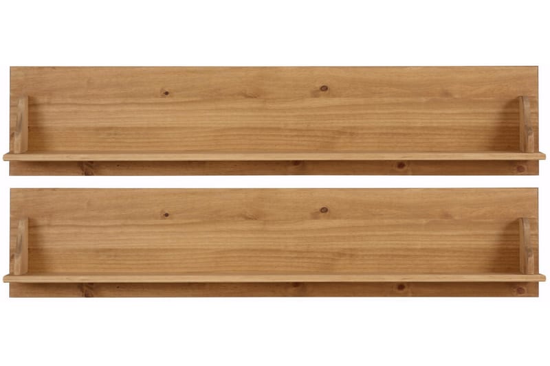 MOYRA Vägghylla 120 2-pack Brun - Förvaring - Hyllor - Hyllsystem