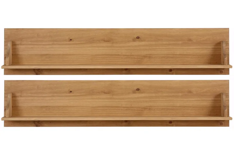 Taisia Vägghylla 120 cm 2-pack - Brun - Förvaring - Köksförvaring - Kökshylla