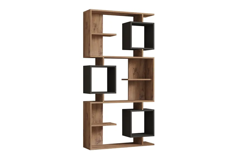 Icardi Bokhylla 90 cm - Brun/Antracit - Förvaring - Hyllor - Bokhylla