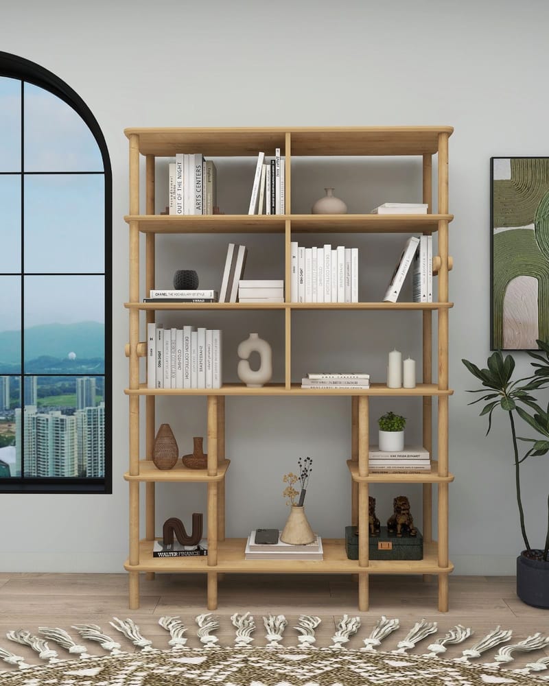 Icterina Bokhylla 120 cm i Ek - Brun - Förvaring - Hyllor - Bokhylla
