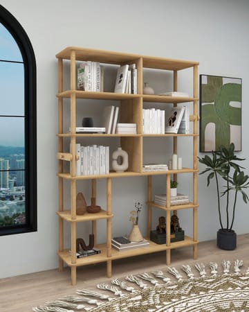 Icterina Bokhylla 120 cm i Ek - Brun - Förvaring - Hyllor - Bokhylla