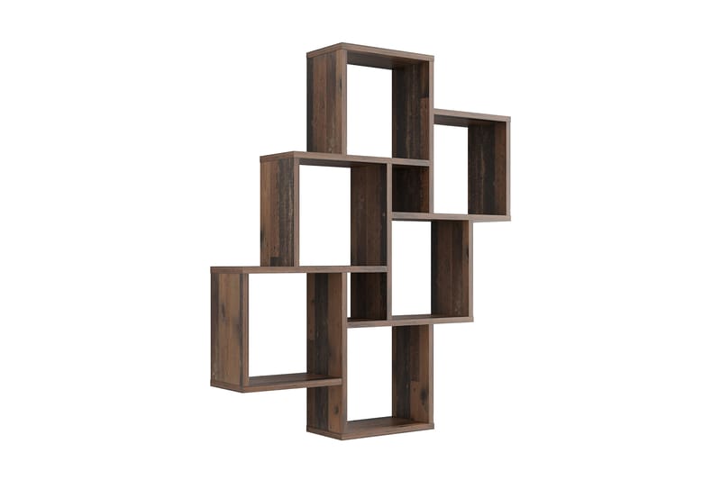 KIRKFIELD Vägghylla 81 cm Brun - Brun - Kökshylla - Vägghylla