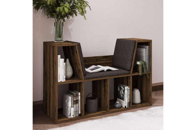 Kylen Bokhylla 103 cm - Valnöt - Förvaring - Hyllor - Bokhylla