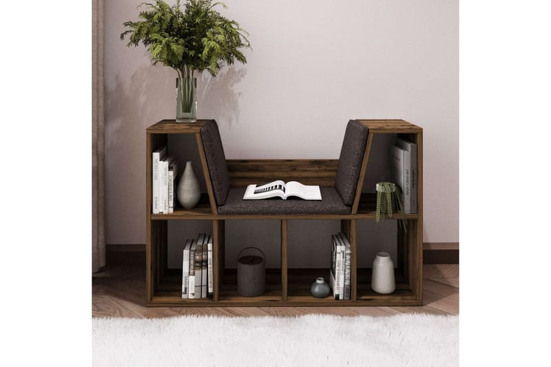 Kylen Bokhylla 103 cm - Valnöt - Förvaring - Hyllor - Bokhylla