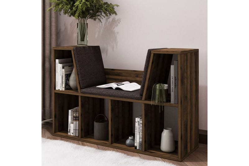 Kylen Bokhylla 103 cm - Valnöt - Förvaring - Hyllor - Bokhylla