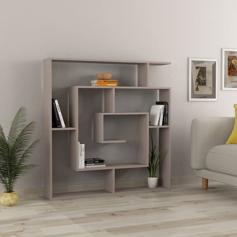 Labirent Bokhylla 125 cm - Light Mocha - Förvaring - Hyllor - Bokhylla