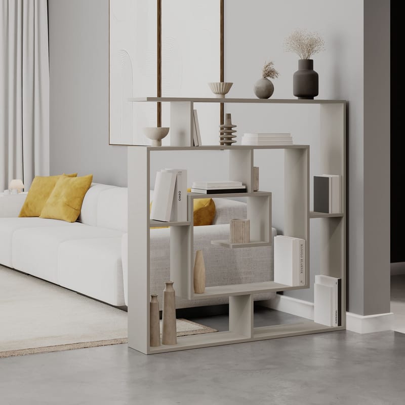 Labirent Bokhylla 125 cm - Sandstone - Förvaring - Hyllor - Bokhylla