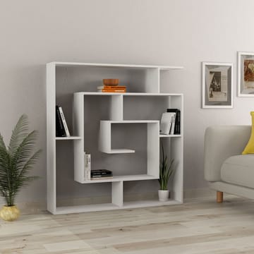 Labirent Bokhylla 125 cm - Vit - Förvaring - Hyllor - Bokhylla