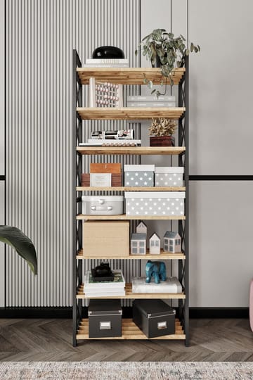 Lekora Multifunktionshylla 128 cm - Svart - Förvaring - Hyllor - Hyllplan & hyllkonsoler
