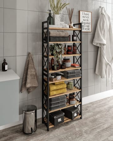 Lekora Multifunktionshylla 128 cm - Svart - Förvaring - Hyllor - Hyllplan & hyllkonsoler