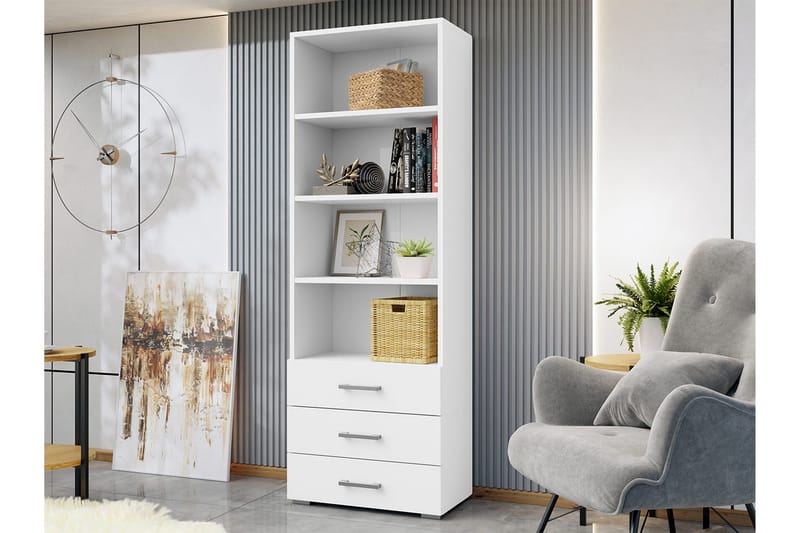 Lindesberg Bokhylla 63 cm - Vit - Förvaring - Hyllor - Bokhylla