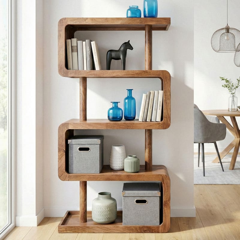 Livova Fristående hylla 80 cm - naturbrun - Förvaring - Hyllor - Hyllplan & hyllkonsoler