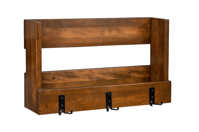MENGEY Hatthylla 70x12 cm Mörkbrun - Hatthylla