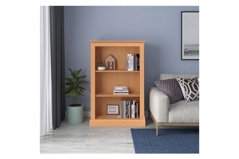Mille Bokhylla 120x77 cm - Brun - Förvaring - Hyllor - Bokhylla