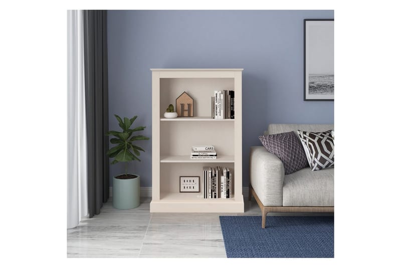 Mille Bokhylla 120x77 cm - Vit - Förvaring - Hyllor - Bokhylla