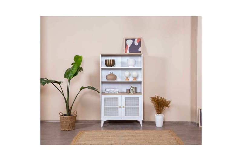 Mjudi Bokhylla 90 cm - Vit - Förvaring - Hyllor - Bokhylla