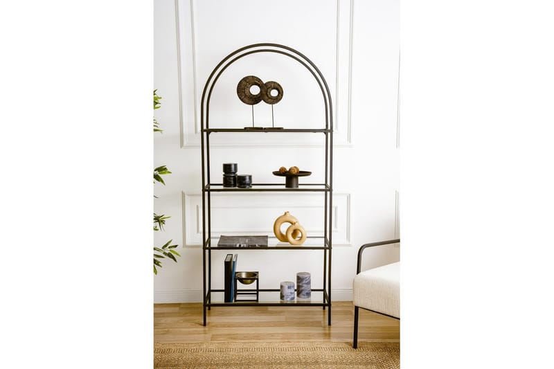 Monaia Bokhylla 80 cm - Svart - Förvaring - Hyllor - Bokhylla