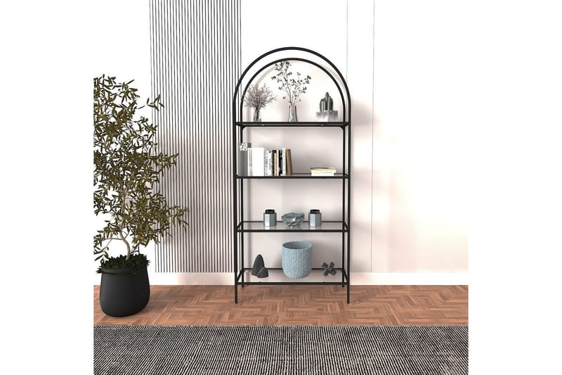 Monaia Bokhylla 80 cm - Svart - Förvaring - Hyllor - Bokhylla
