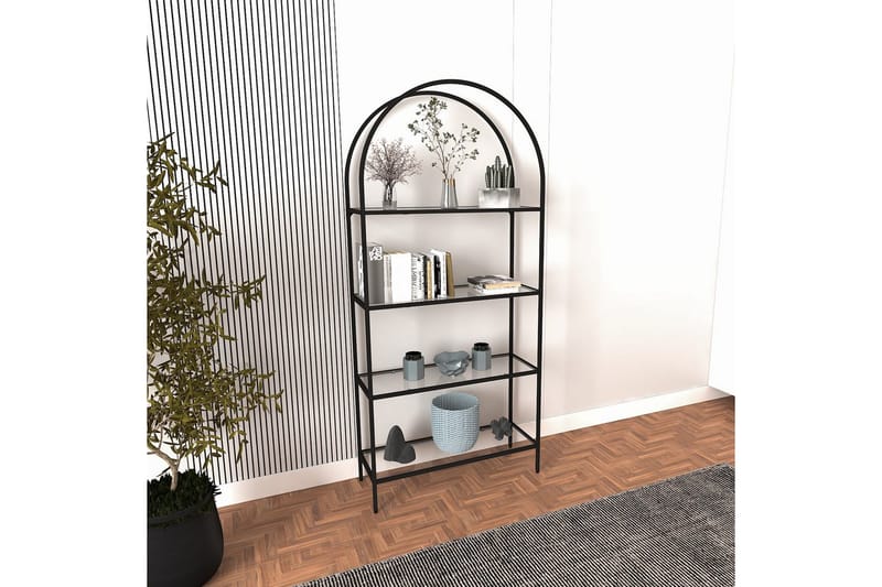 Monaia Bokhylla 80 cm - Svart - Förvaring - Hyllor - Bokhylla