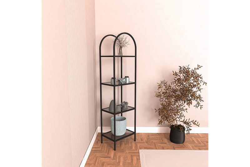 Monaia Bokhylla 80 cm - Svart - Förvaring - Hyllor - Bokhylla