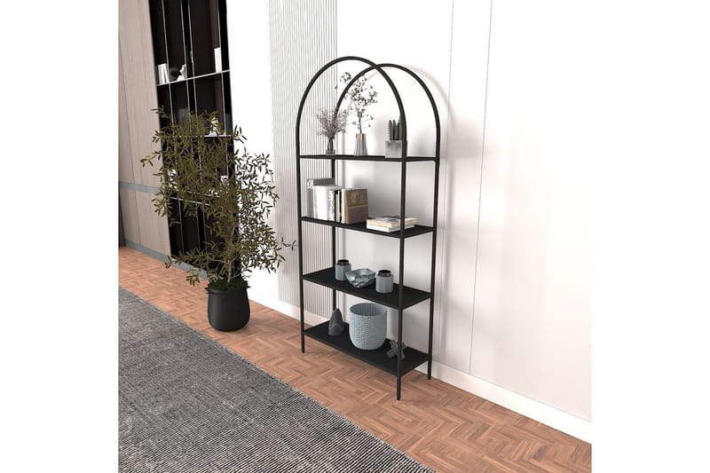 Monaia Bokhylla 80 cm - Svart - Förvaring - Hyllor - Bokhylla
