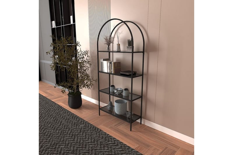 Monaia Bokhylla 80 cm - Svart - Förvaring - Hyllor - Bokhylla
