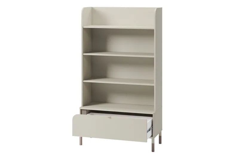 Monfort Bokhylla 89 cm i Ljust Trä - Beige - Förvaring - Hyllor - Bokhylla