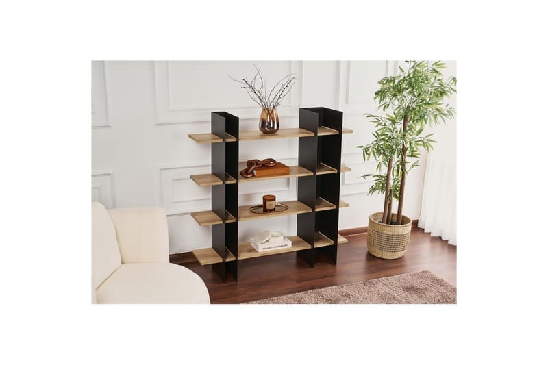 Nara Bokhylla 120 cm - Svart - Förvaring - Hyllor - Bokhylla
