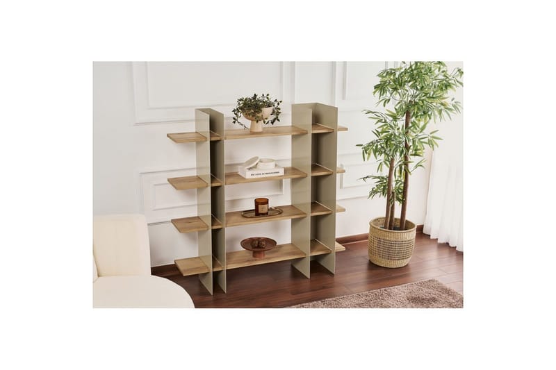 Nara Bokhylla 120 cm - Taupe - Förvaring - Hyllor - Bokhylla