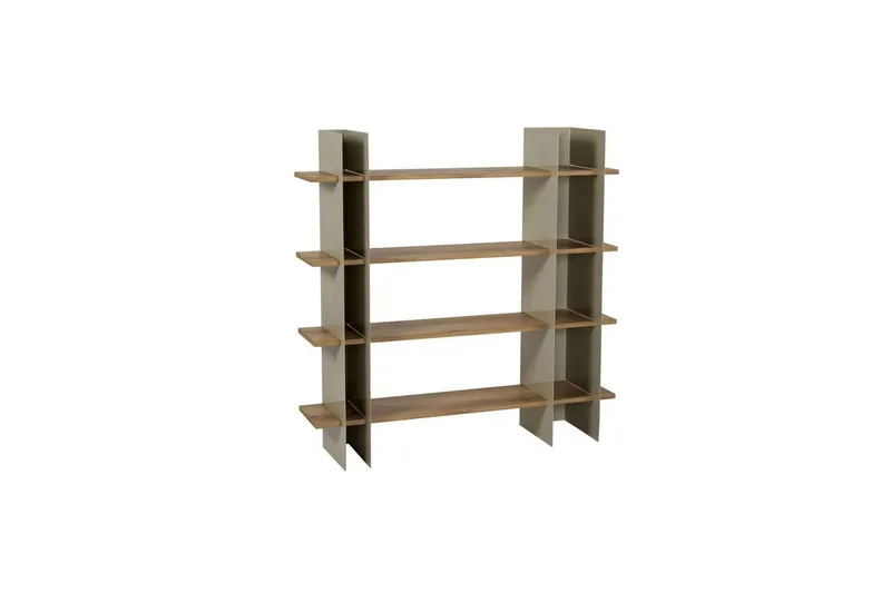 Nara Bokhylla 120 cm, Taupe