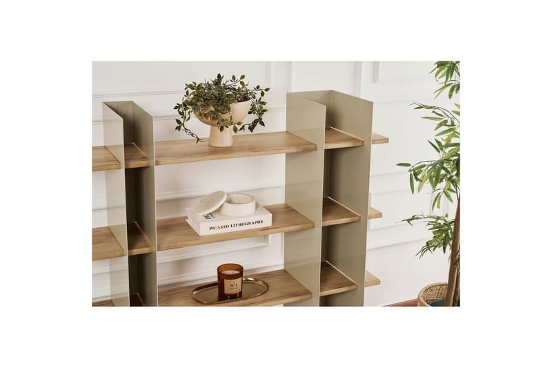 Nara Bokhylla 120 cm - Taupe - Förvaring - Hyllor - Bokhylla