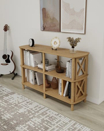 Nerola Bokhylla 80 cm - Ek - Förvaring - Hyllor - Bokhylla