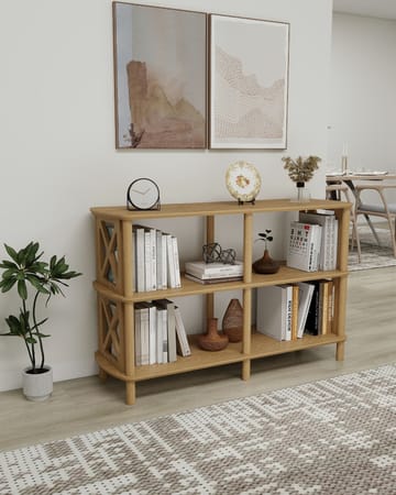 Nerola Bokhylla 80 cm - Ek - Förvaring - Hyllor - Bokhylla