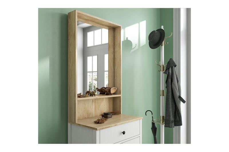 Orlan Fristående Hyllplan 190 cm - Natur/Vit - Möbler - Hall & entré - Möbelset för hall & entré
