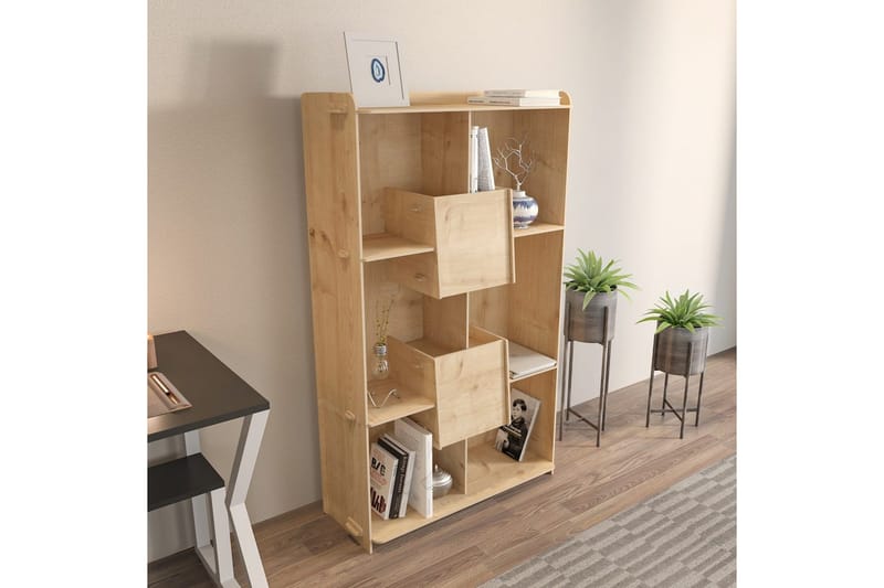 Pana Bokhylla 83 cm - Mediumfärgat trä - Förvaring - Hyllor - Bokhylla
