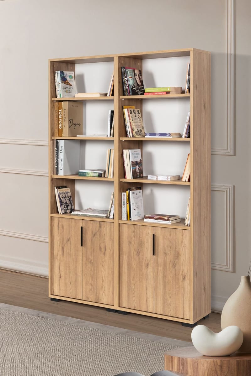 Pavio Bokhylla 120x187x30 cm - Sapphire Oak - Förvaring - Hyllor - Bokhylla