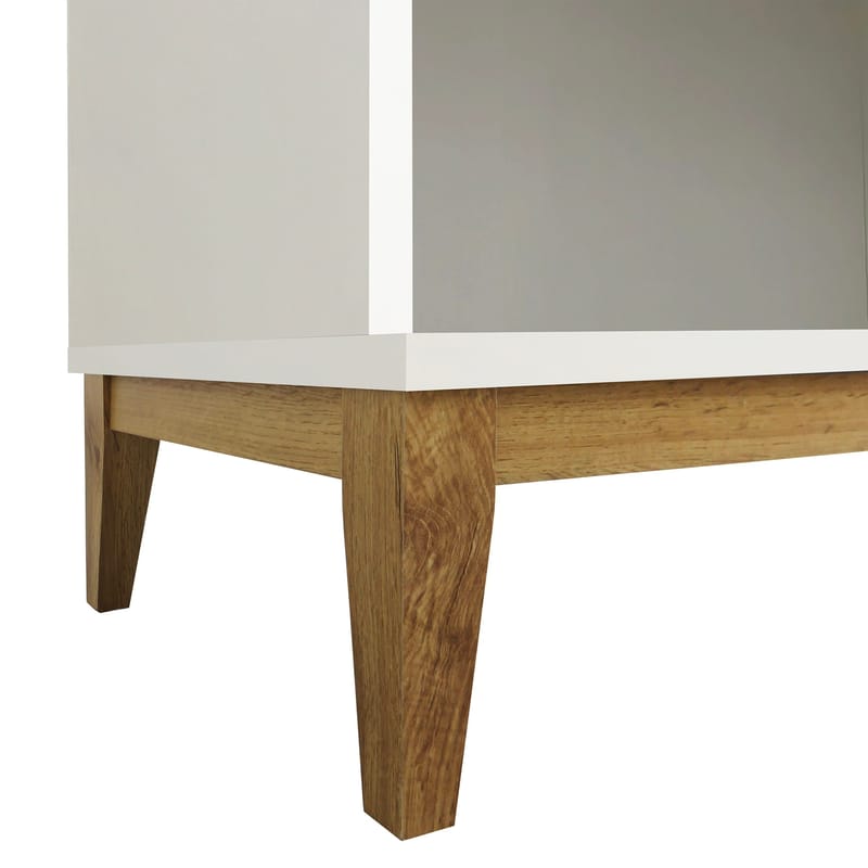 Pelle Bokhylla 80x191 cm - Vit/Wotan-ek - Förvaring - Hyllor - Bokhylla