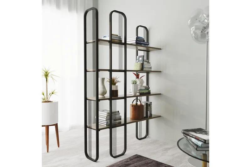 Pemu Bokhylla 125 cm - Svart - Förvaring - Hyllor - Bokhylla