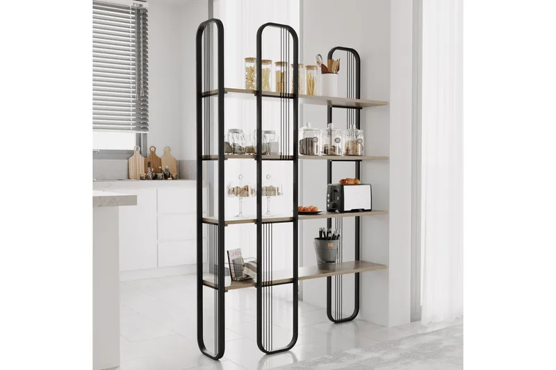 Pemu Bokhylla 125 cm - Svart - Förvaring - Hyllor - Bokhylla