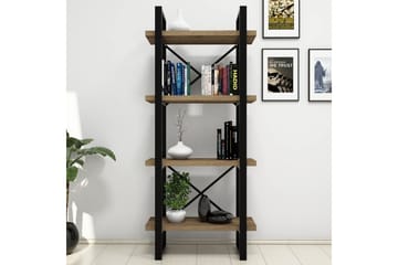 Puqa Bokhylla 66 cm i Valnöt - Brun - Förvaring - Hyllor - Bokhylla