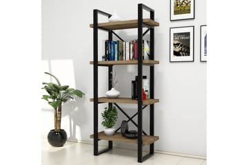 Puqa Bokhylla 66 cm i Valnöt - Brun - Förvaring - Hyllor - Bokhylla