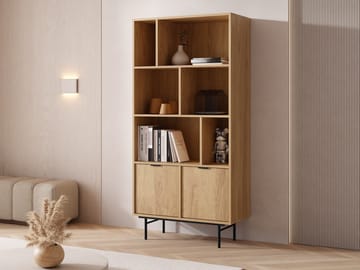 Rolden Bokhylla 90 cm i - Svart|Brun - Förvaring - Hyllor - Bokhylla