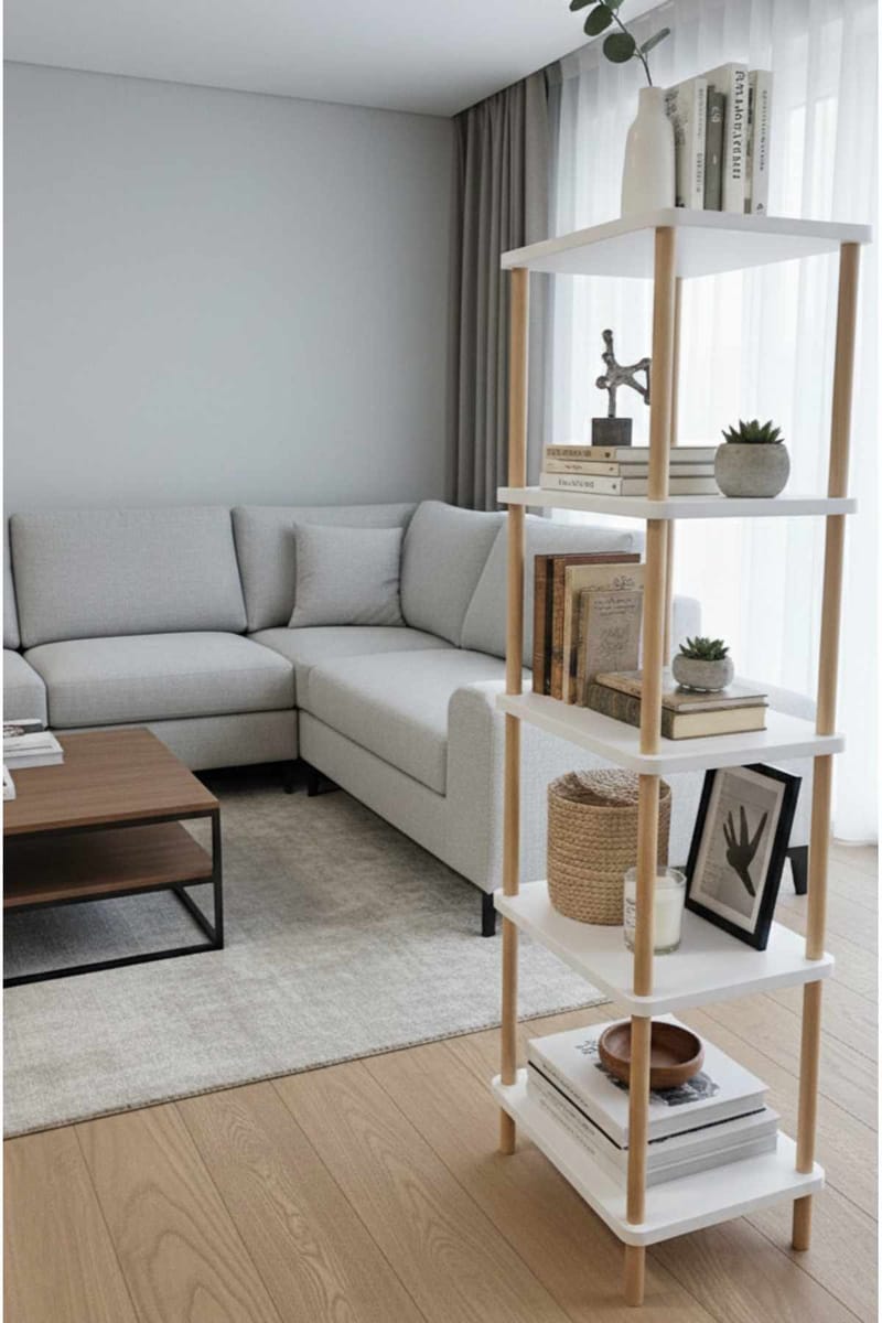 Ryrhyrdhonar Bokhylla 60x136x25 cm - Vit - Förvaring - Hyllor - Bokhylla