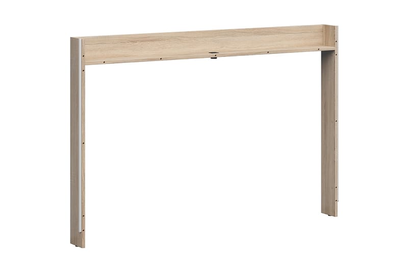 TOMARES Sängskena 12x138 cm med USB Natur - Brun - Förvaring - Hyllor - Sänghylla