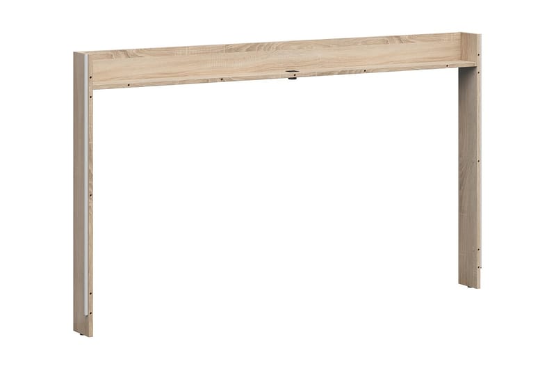 TOMARES Sängskena 12x138 cm med USB Natur - Brun - Förvaring - Hyllor - Sänghylla