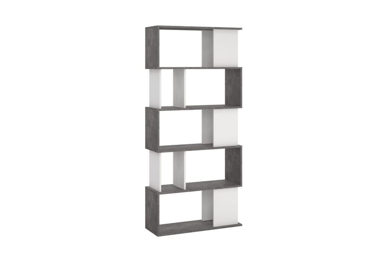 Shivani Bokhylla 80 cm - Mörkgrå/Vit - Förvaring - Hyllor - Bokhylla