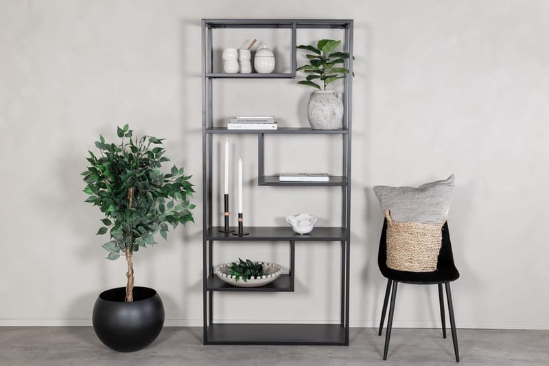 Staal Hylla 85 cm, svart