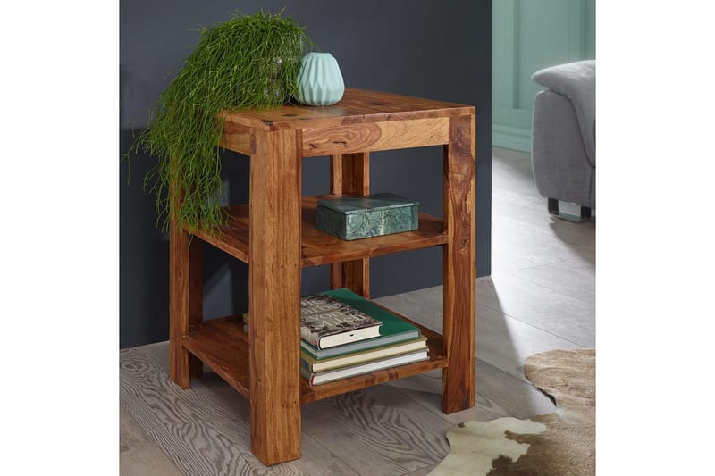 Stående hylla Wohnling massivt trä, förvaringsutrymme, herrgårdsstil 60 cm - 60 cm - Förvaring - Hyllor - Hyllplan & hyllkonsoler