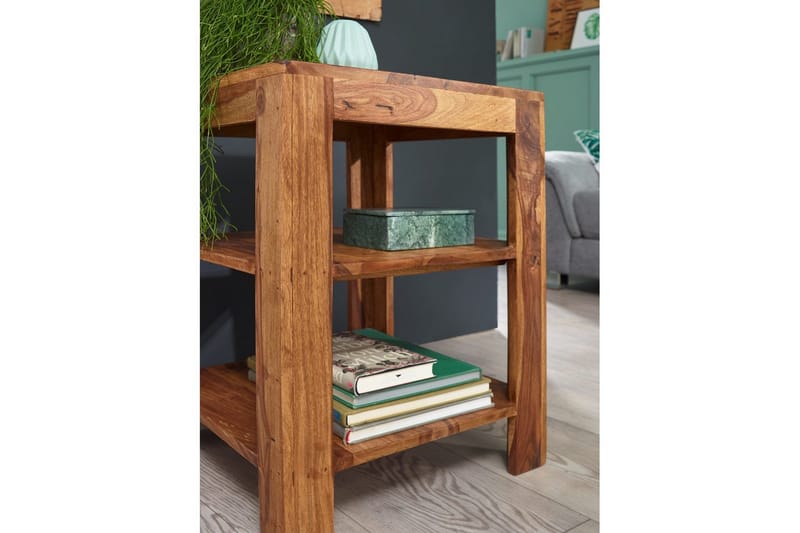 Stående hylla Wohnling massivt trä, förvaringsutrymme, herrgårdsstil 60 cm - 60 cm - Förvaring - Hyllor - Hyllplan & hyllkonsoler